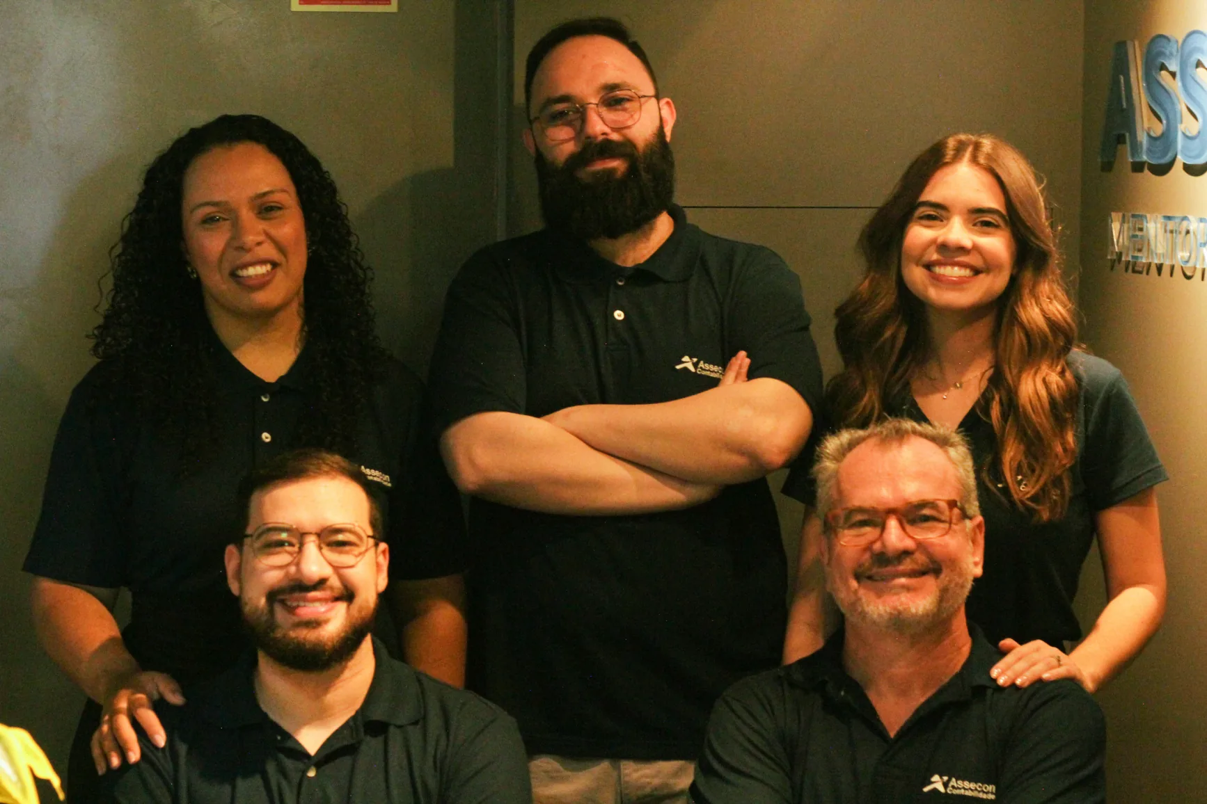 Equipe da Assecon Contabilidade reunida
